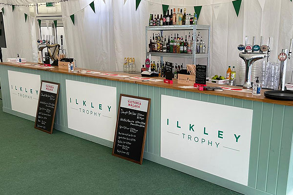 Mobile bar hire at LTA Ilkley Trophy Tennis