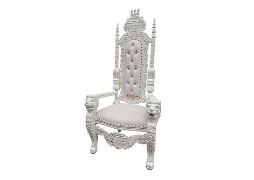 White Lion Throne Chair Hire Event Hire UK