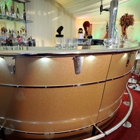 Gold ZIP Bar Hire