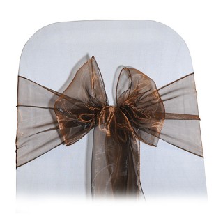 Bronze Organza Chair Tie
