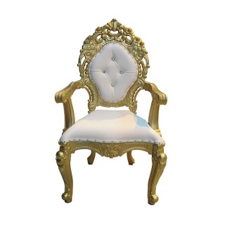 Gold Wedding Throne Chair