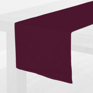Burgundy Fabric Table Runner