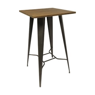 Rustic Tolix Poseur Table