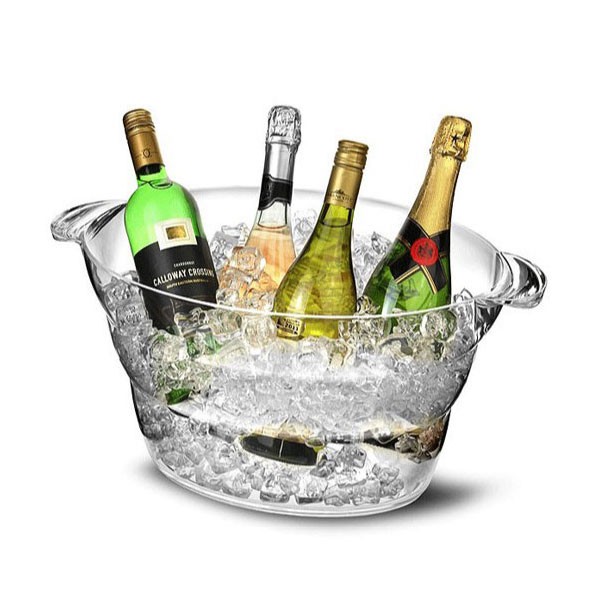 Clear Acrylic Wine Bucket Event Hire UK