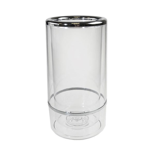 Double Wall Single Bottle Acrylic Wine Cooler Event Hire UK